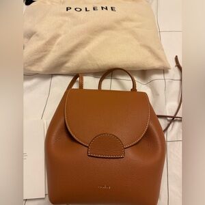 Brown Leather Backpack